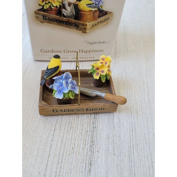 Hallmark Gardens grow happiness 2006 ornament Xmas spring bird - Picture 6 of 7